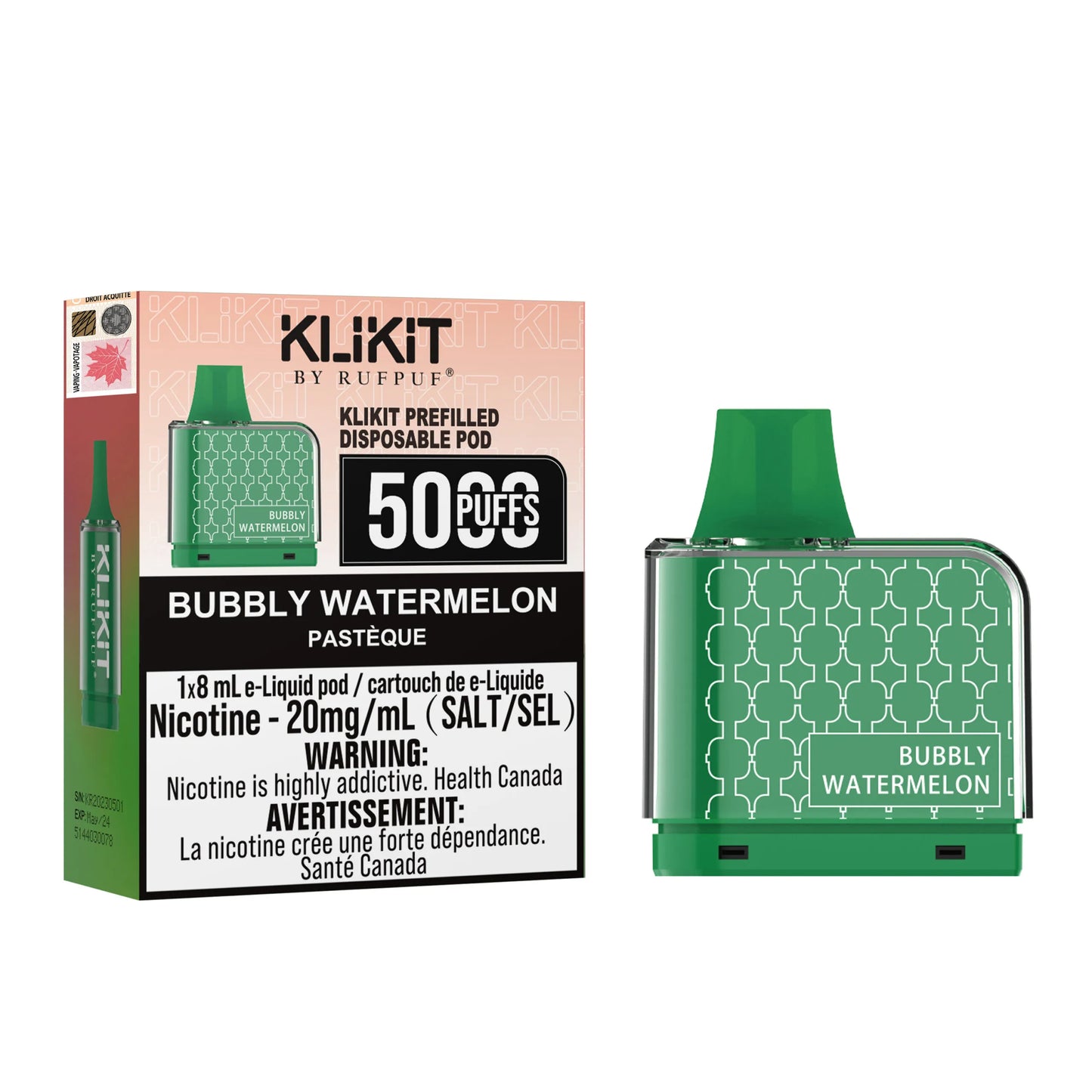 RUFPUF Klikit replacement Pods - 5000