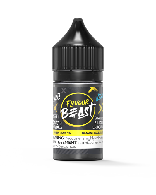 Flavour Beast E-Liquid - Bussin Banana Iced