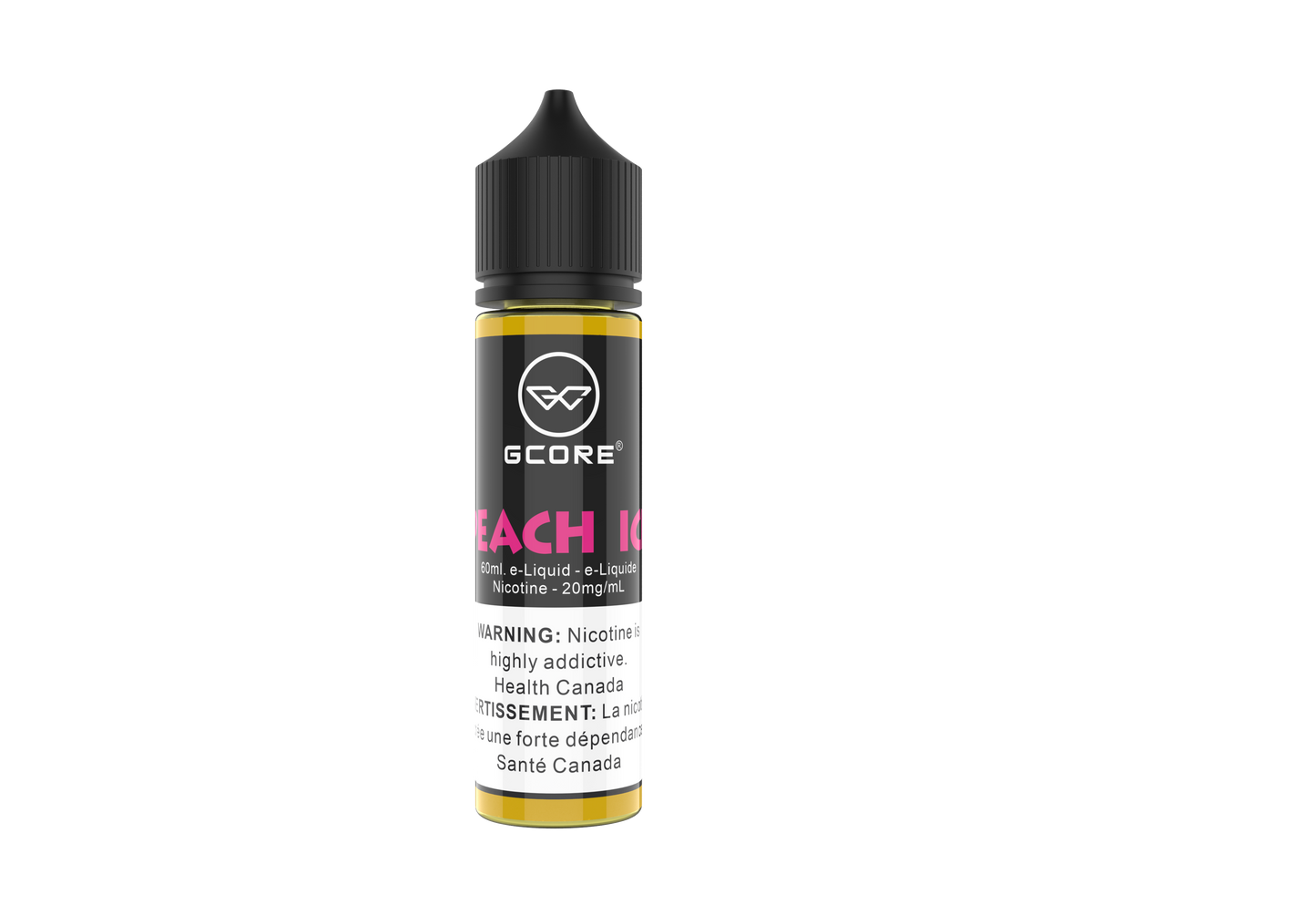 GCORE Salts 60mL - PEACH ICE Salt Nicotine E liquid