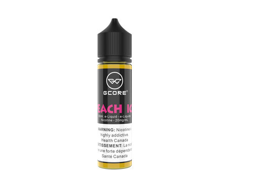 GCORE Salts 60mL - PEACH ICE Salt Nicotine E liquid