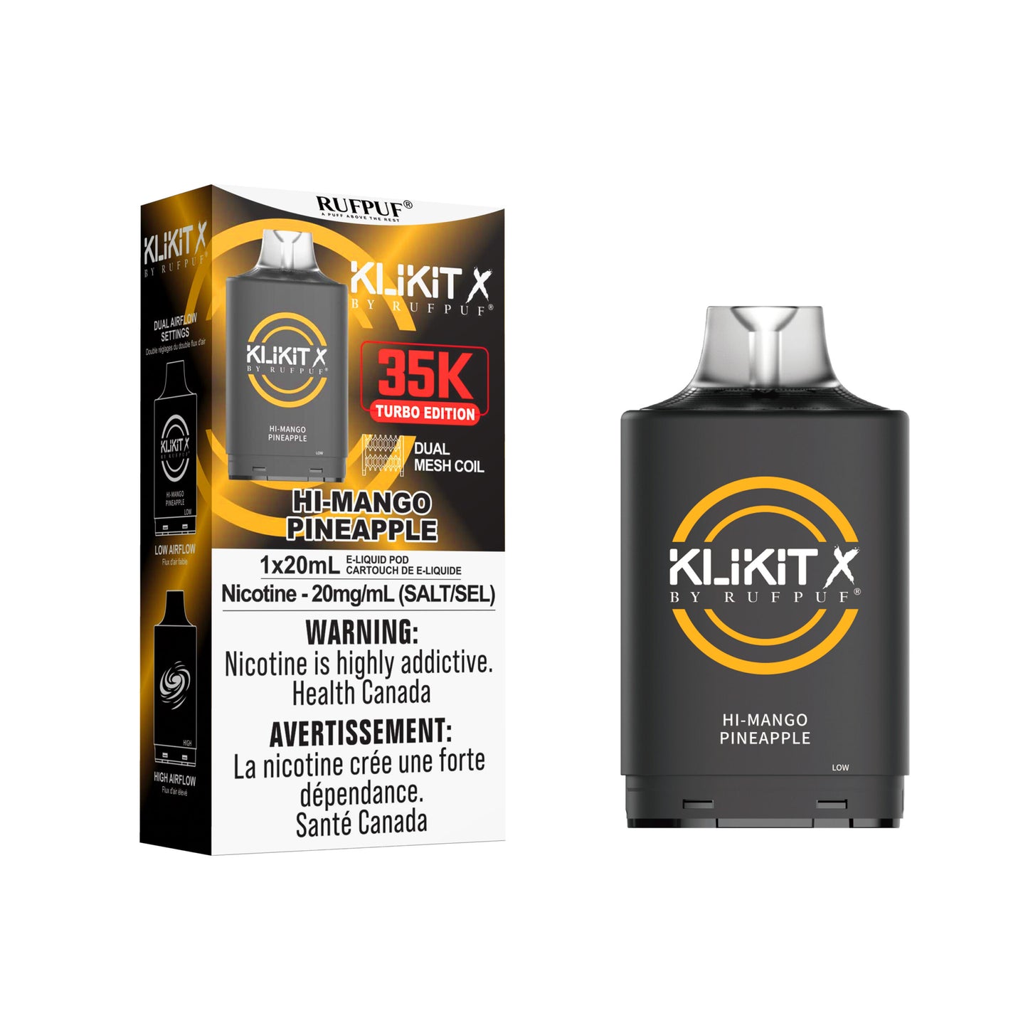 Klikit X Pod 35k - Mango Pineapple