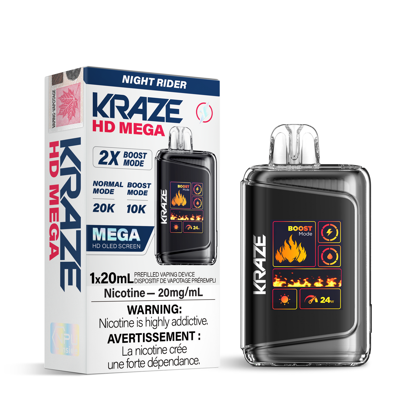 KRAZE HD MEGA 20K DISPOSABLE