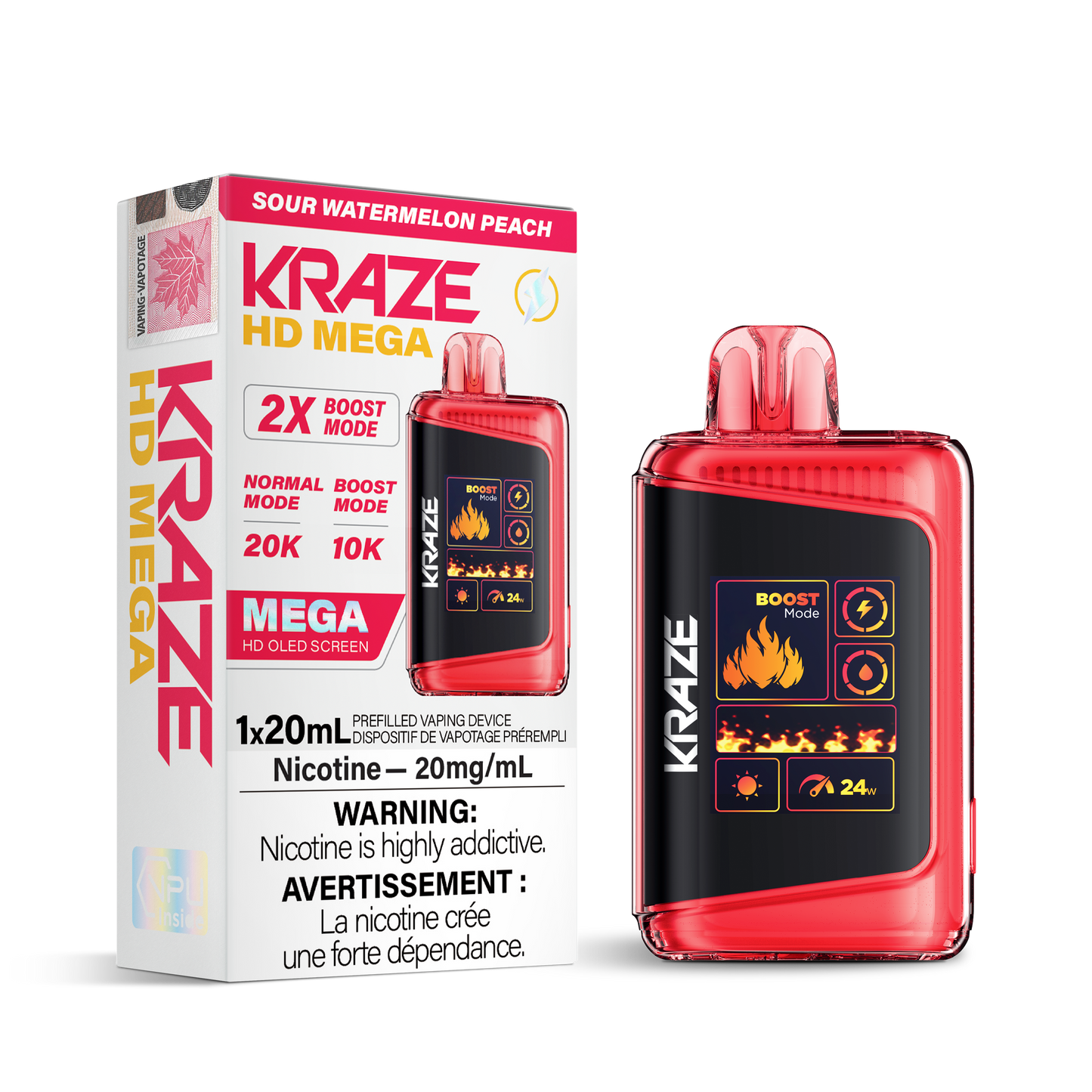 KRAZE HD MEGA 20K DISPOSABLE