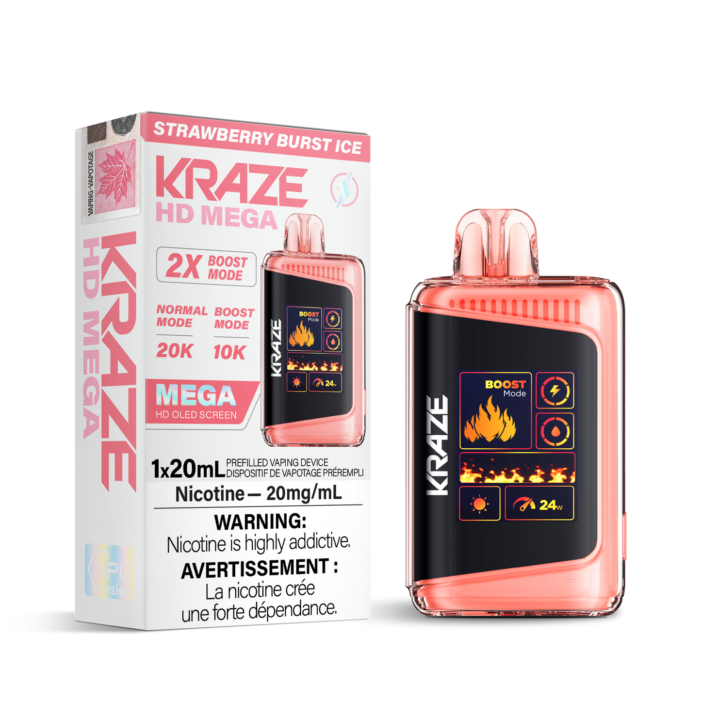 KRAZE HD MEGA 20K DISPOSABLE