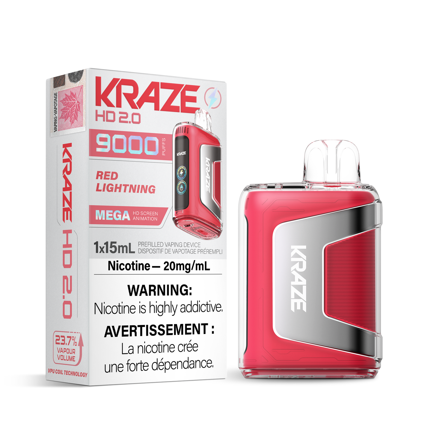 KRAZE HD MEGA 20K DISPOSABLE