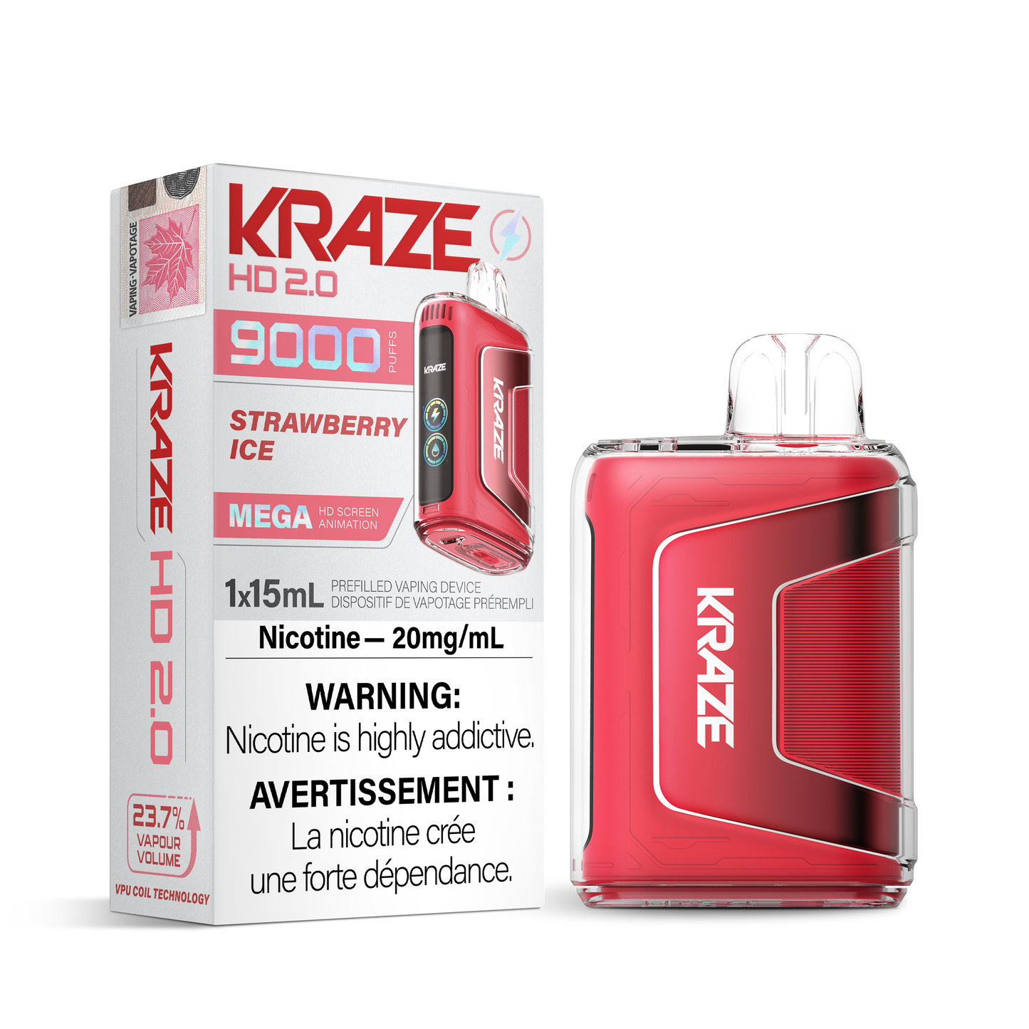 KRAZE HD MEGA 20K DISPOSABLE