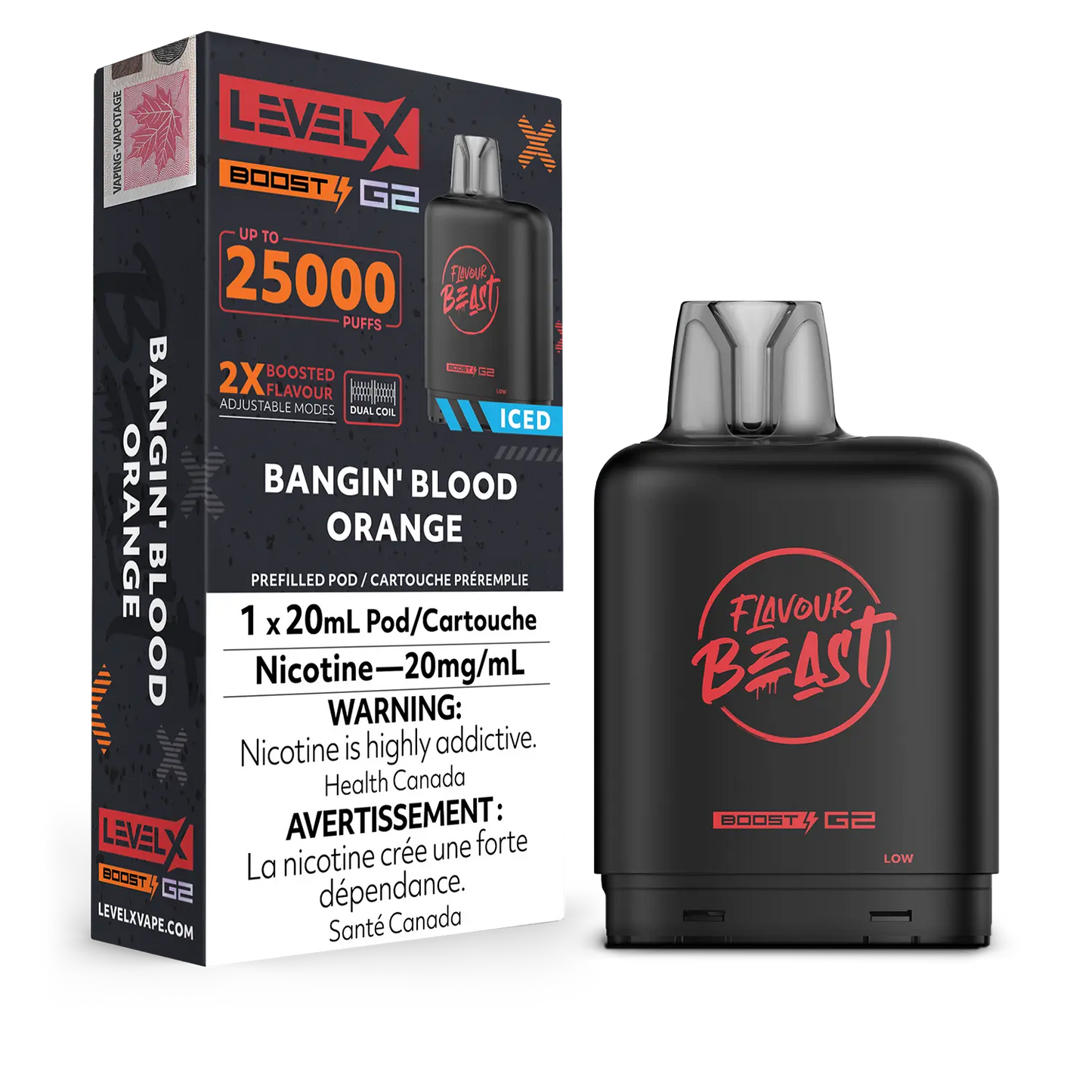 G2 Level X Flavour Beast Boost G2 - Bangin' Blood Orange Iced