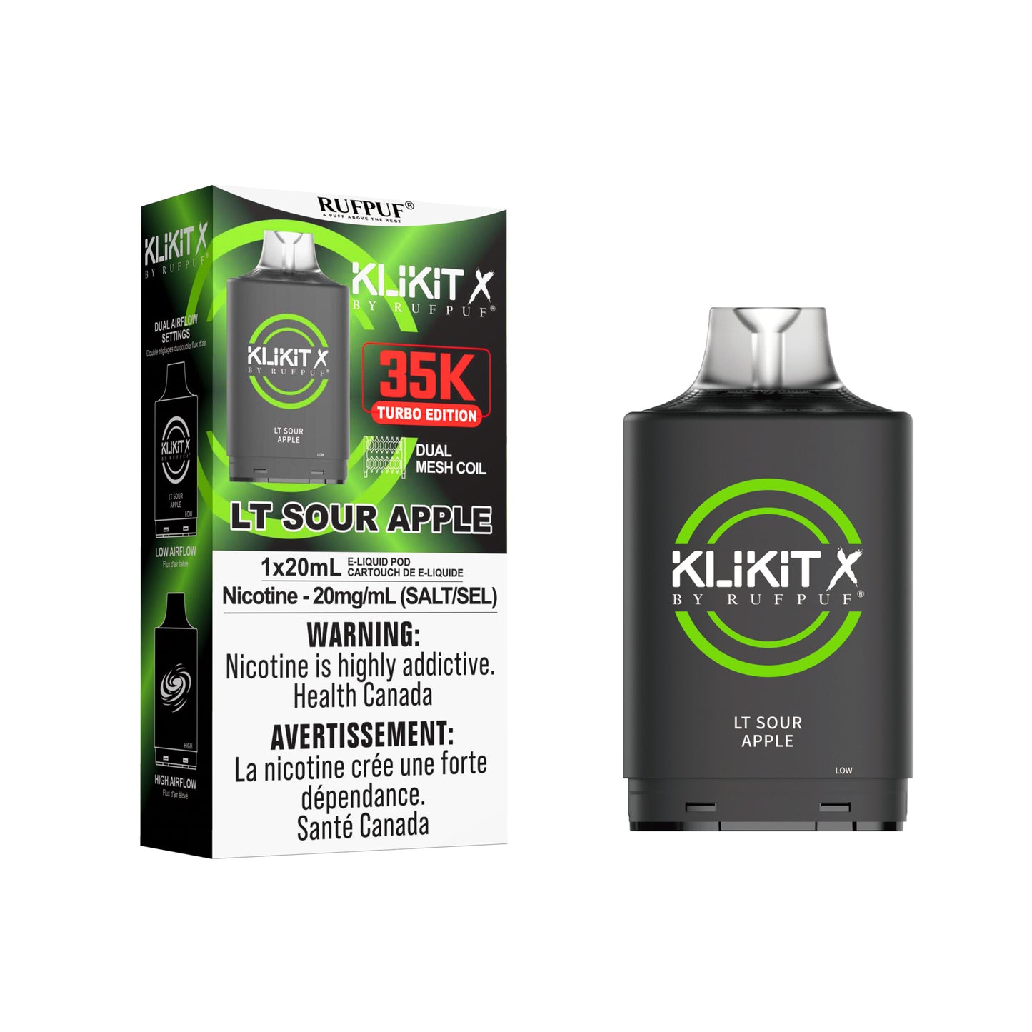 Klikit X Pod 35k - Sour Apple