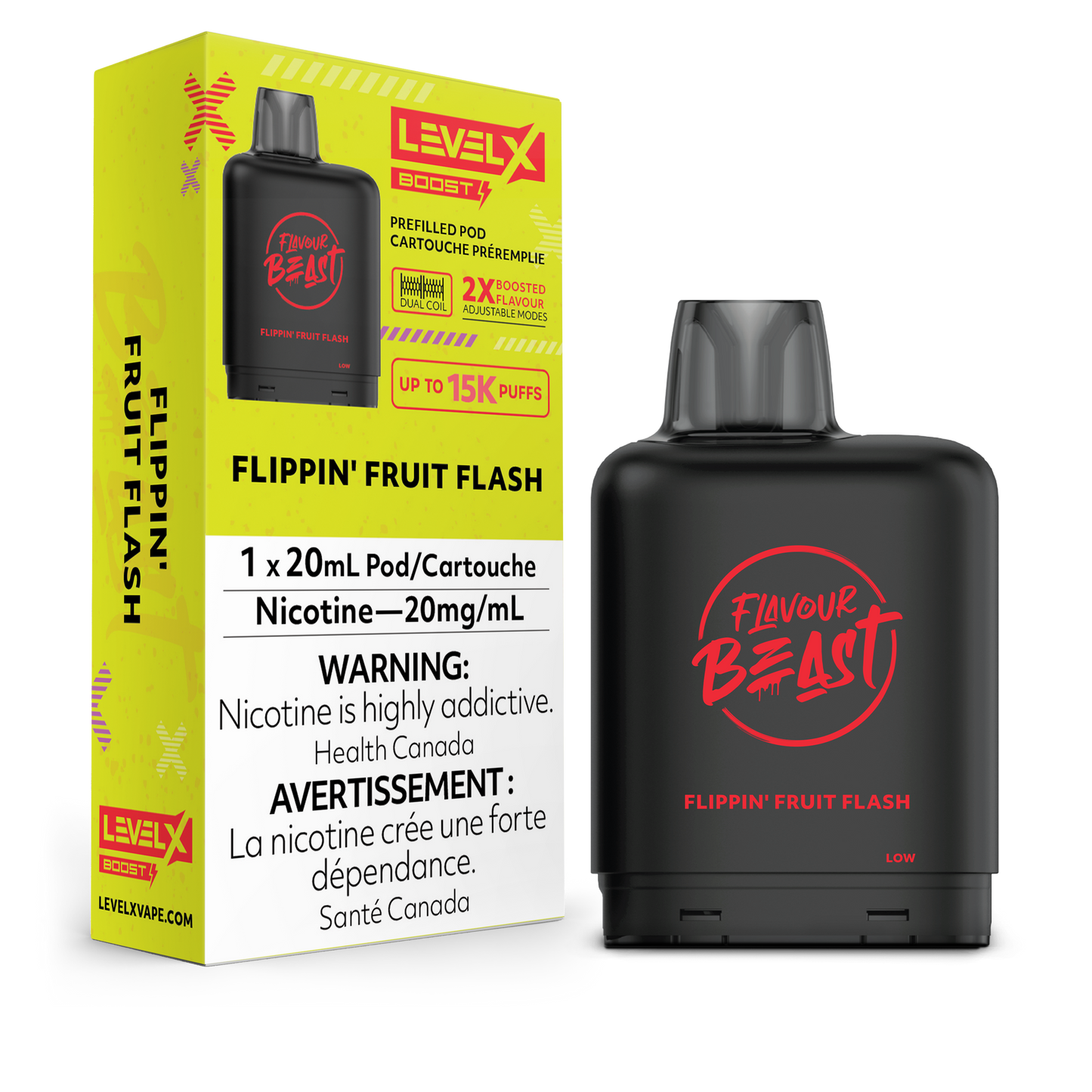 LEVEL X FLAVOUR BEAST BOOST POD 20ML