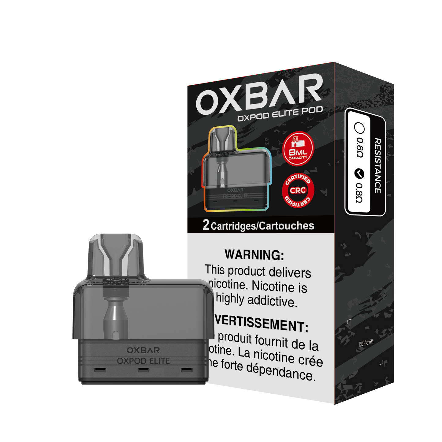 OXBAR OXPOD ELITE REPLACEMENT POD 8ML (CRC)