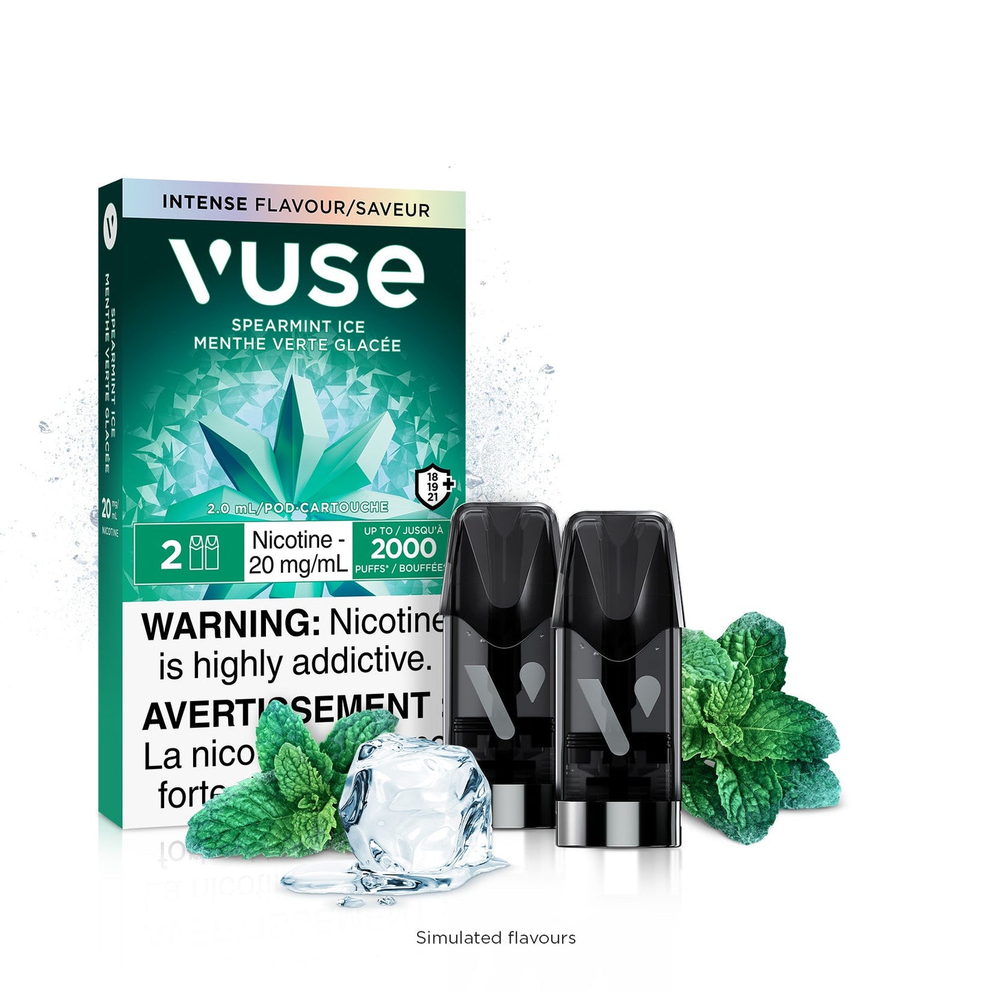 Spearmint Ice Vuse Pods (2pk)