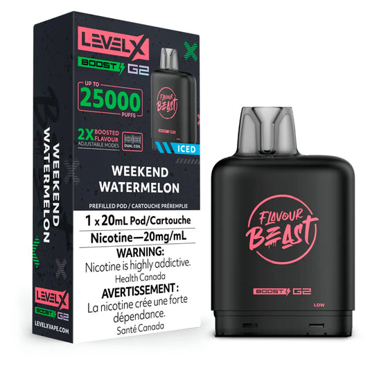 G2 Level X Flavour Beast Boost G2 - Weekend Watermelon Iced